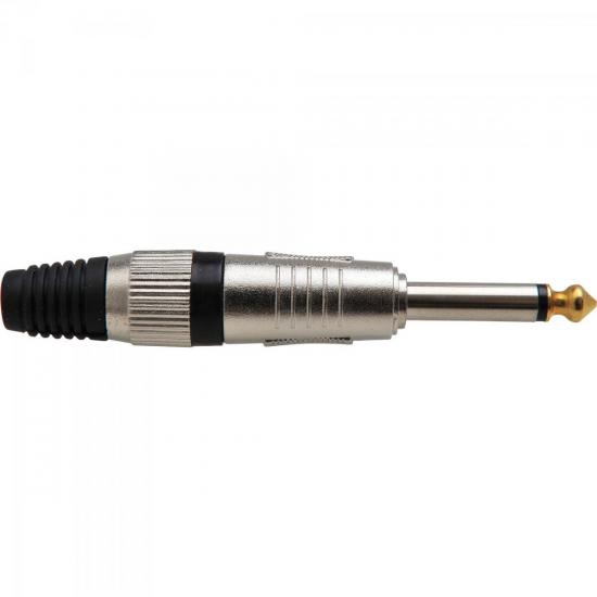 Plug P10 Mono Metal Gold PGPZ0009 Preto Storm - PCT / 5