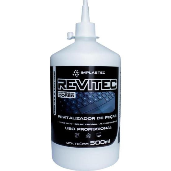 Revitalizador Para Plástico Implastec Revitec 500ml Gel Brilho