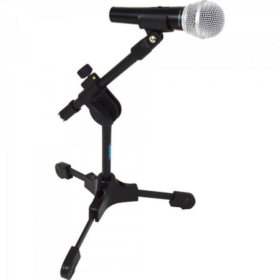 Suporte Para Microfone de Mesa Semi Articulado SPM LIGHT Preto ASK