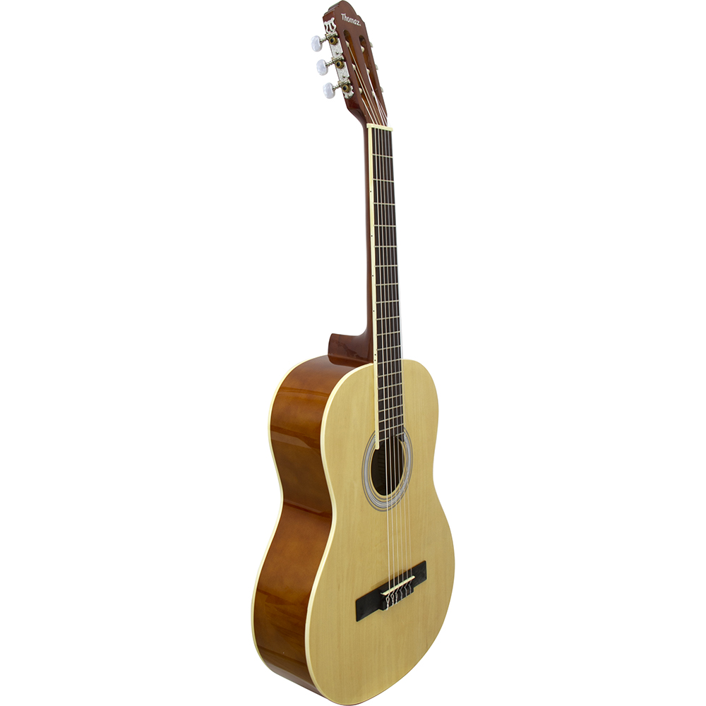 Violão Acústico De Nylon Para Destros Com Tensor Tcg 390 Natural Thomaz