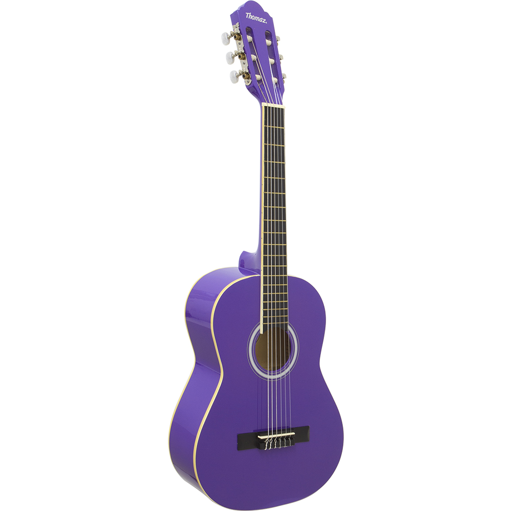 Violão Acústico Infantil De Nylon Para Destros Com Tensor Tcg 360 Roxo Thomaz