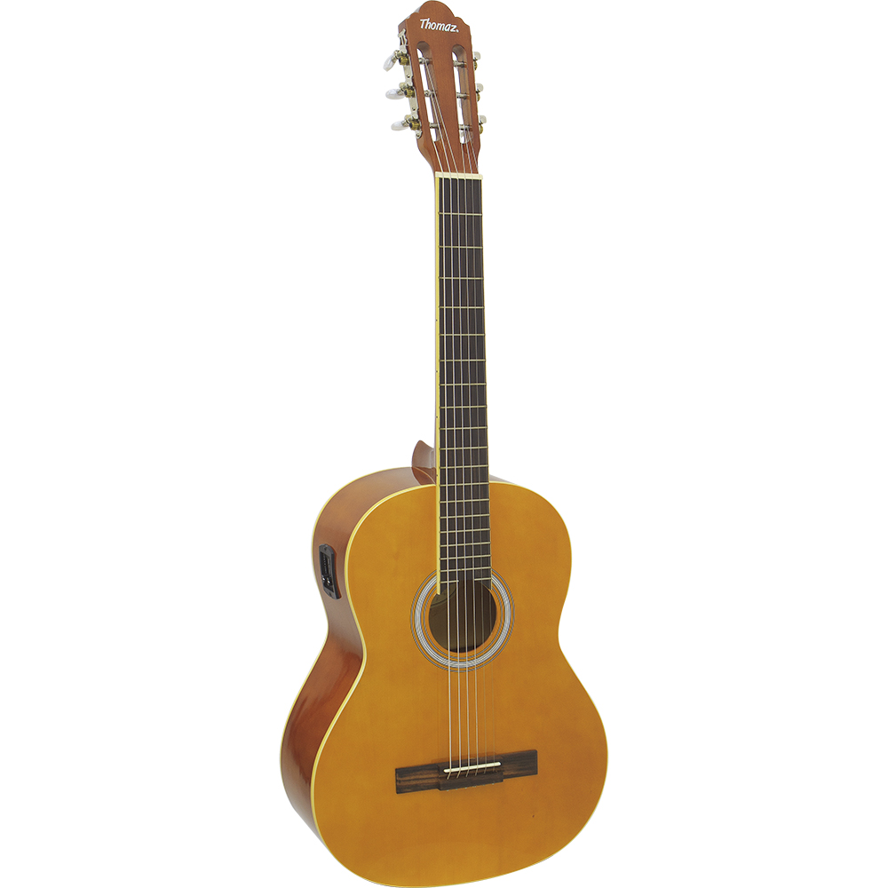 Violão Eletroacústico De Aço Tcg 390 A Eq Amarelo Thomaz