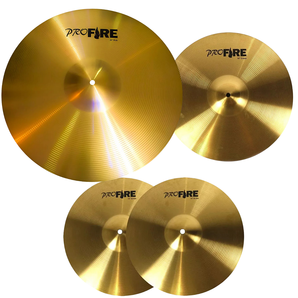 Kit Prato 14/16/20 Cor Bronze Spanking Pro Fire Alloy