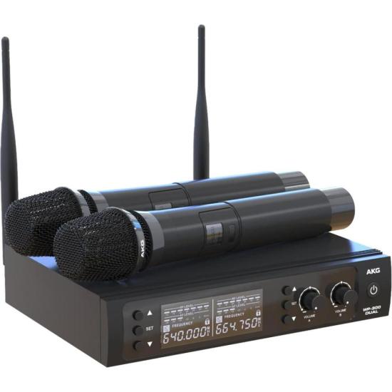 Microfone Sem Fio AKG WP300 Vocal Dual UHF