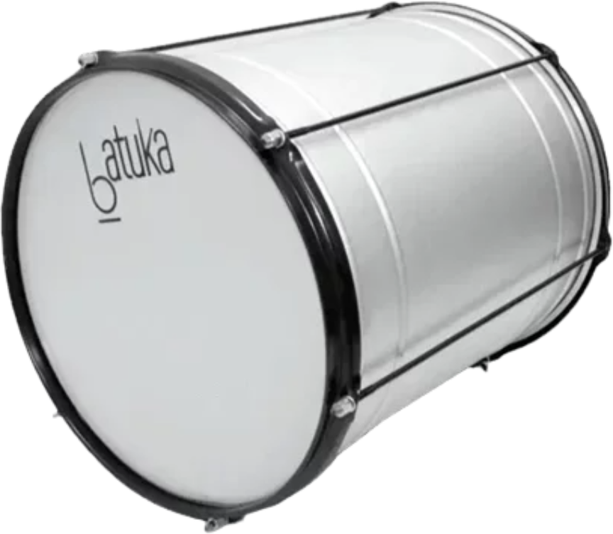 Surdo 45x14" Alumisteel 6 Afinações Aro Preto 60030