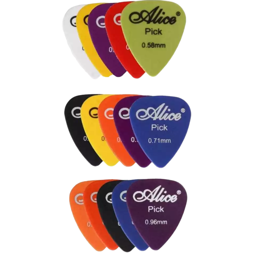Kit De Palhetas Para Violão, Guitarra e Baixo 50 Unidades