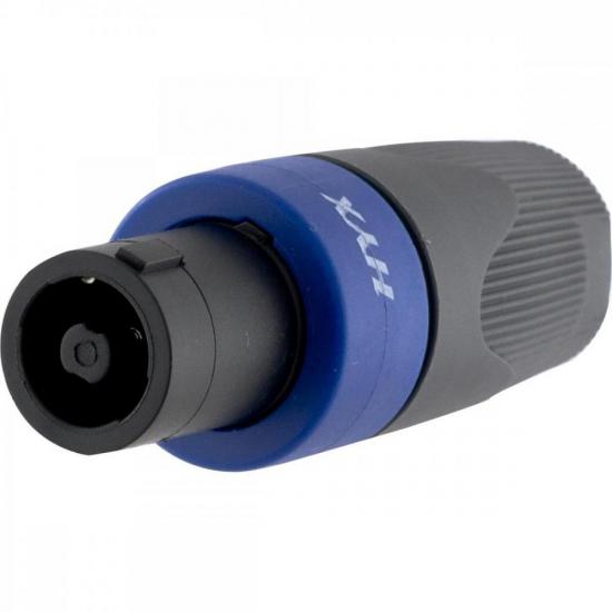 Conector Speakon Macho 4 Pólos HP005 Preto HYX - PCT / 2