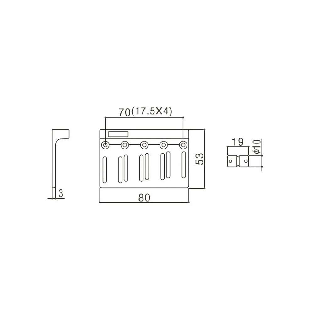 Ponte Para Baixo De 4 Cordas Dourada Gotoh 201B-4 GG