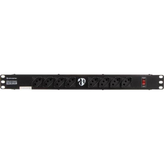 Régua de Tomadas Hayonik RT810CB 8 Tomadas 10A 19"