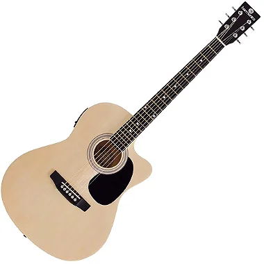 Violão Eletroacústico Harmonics GE-21 Aço Natural