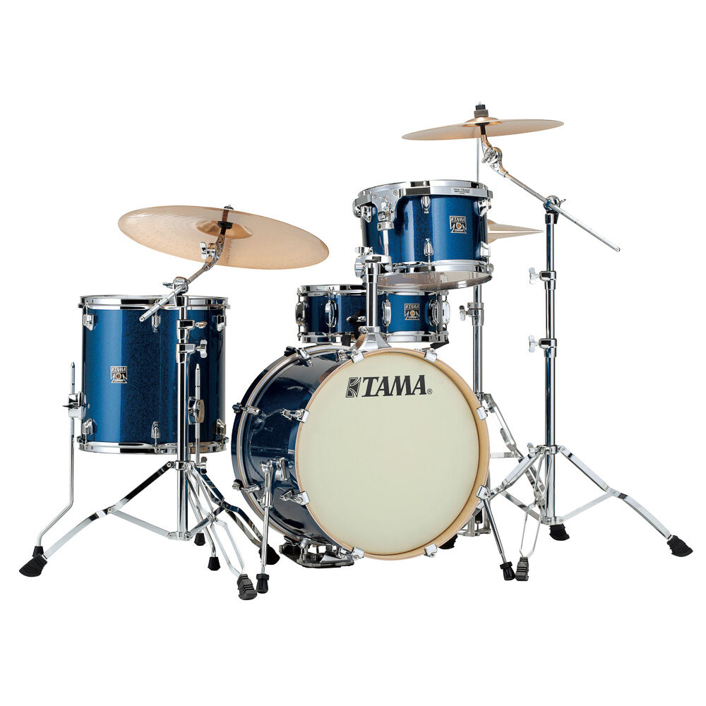 Bateria Shell Pack (4 Tambores) Bumbo 18 (Azul Indigo Sparkle) Tama Superstar Classic CK48S-ISP