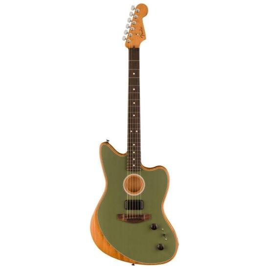Violão Fender Acoustasonic Player Jazzmaster Antique Olive