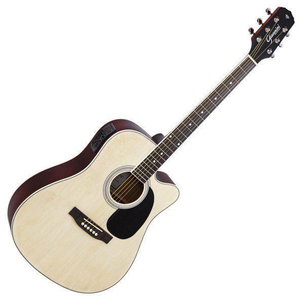 Violão Giannini GDC1 CEQ NS Folk Aço Elétrico Natural Fosco