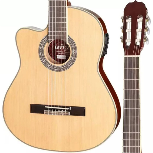 Violão Eletroacústico Hofma Clássico Canhoto Nylon HMC 225 NT LH