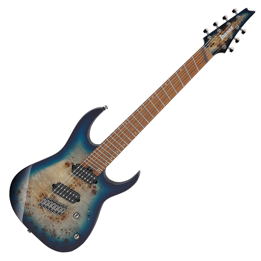 Guitarra Ibanez RGMS7PB CBS Cosmic Blue Star Burst
