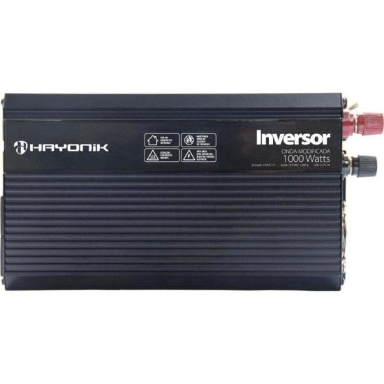 Inversor de Onda Modificada Hayonik MSW111 1000W 12V/127V USB