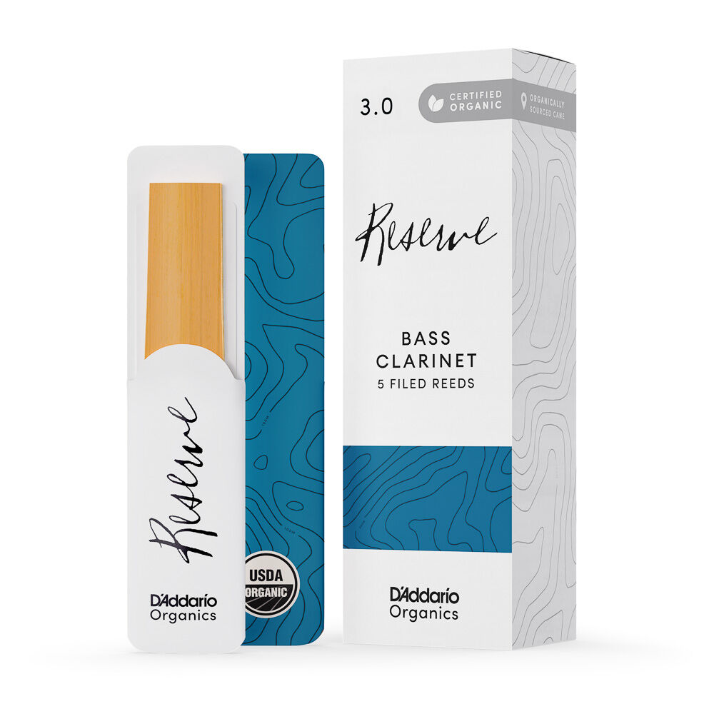 Palheta Clarone 3.0 (5 Unidades) DAddario Organic Reserve
