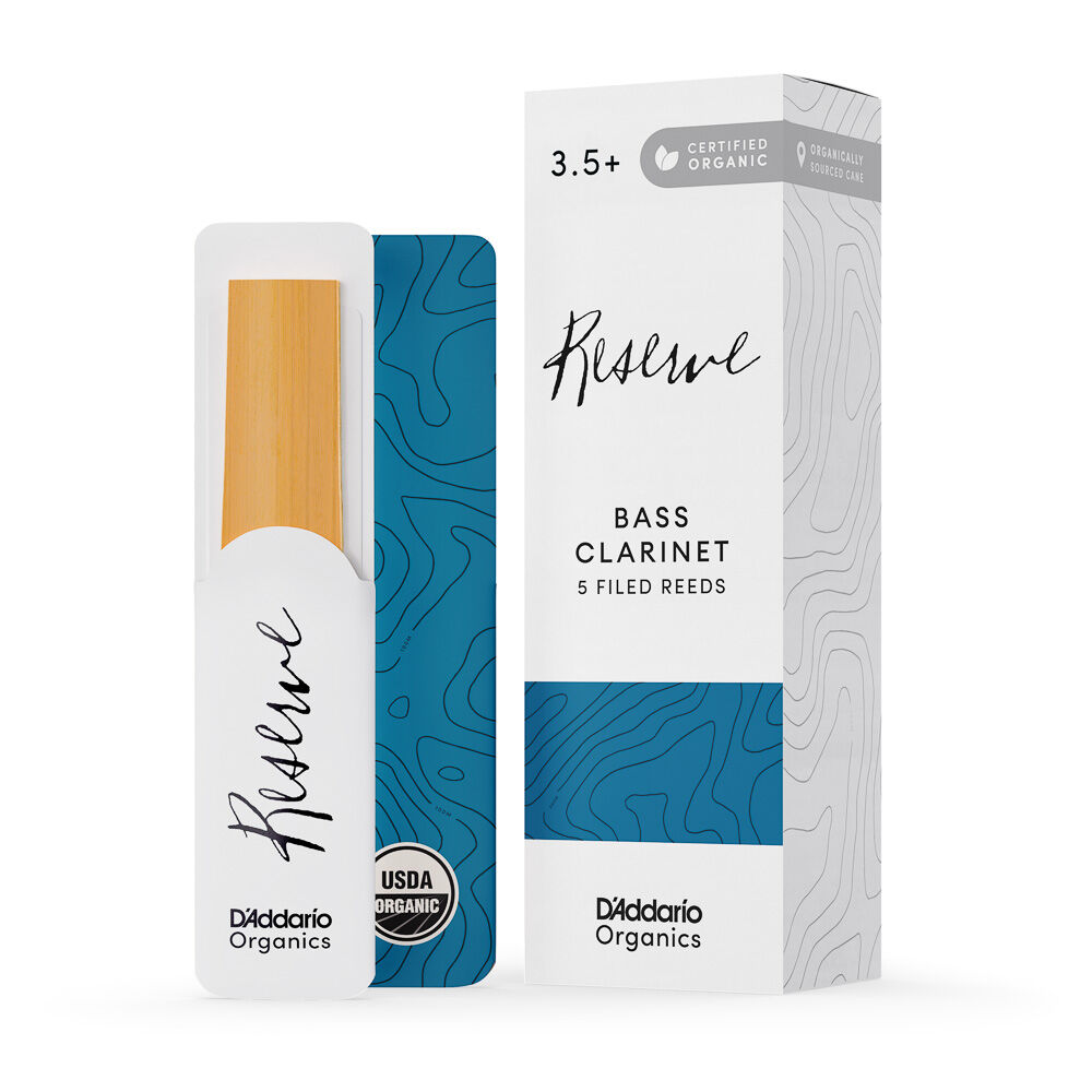 Palheta Clarone 3.5+ (5 Unidades) DAddario Organic Reserve