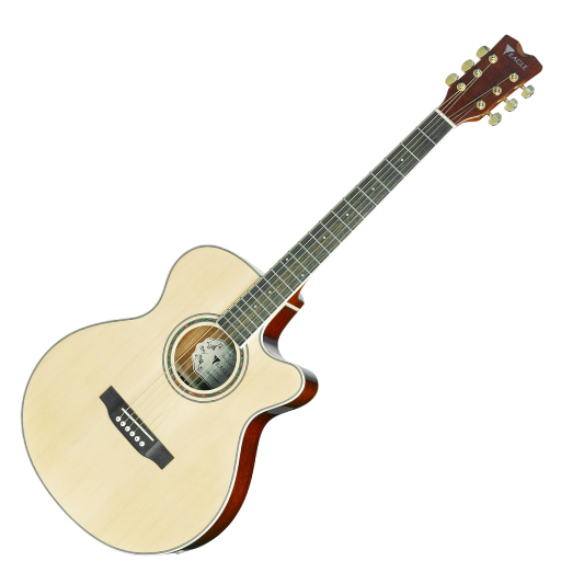 Violão Eletroacústico Eagle CH70 STNT Satin Natural
