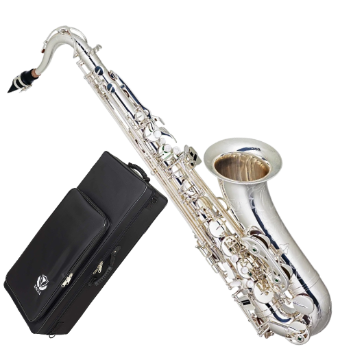 Saxofone Tenor Eagle STX 513S Banhado a Prata
