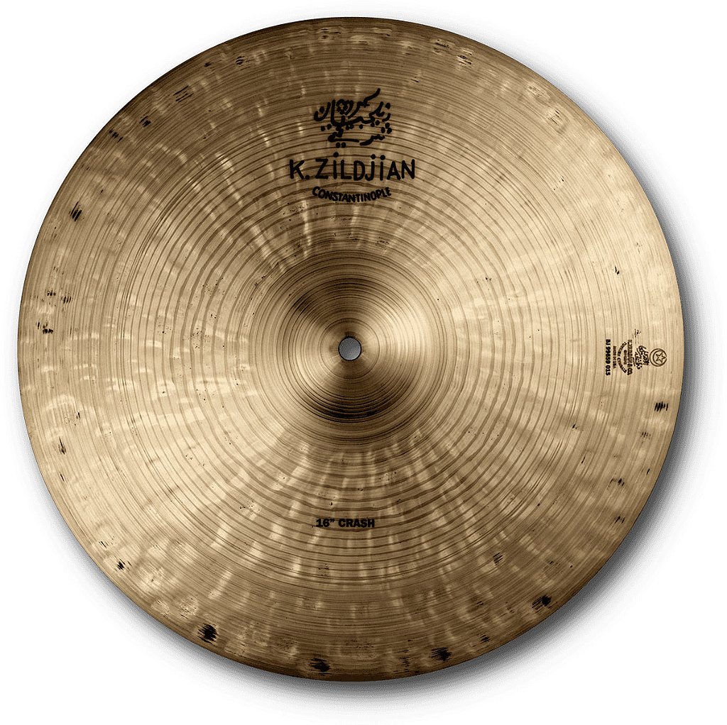 Prato Crash Zildjian K Constantinople 16" K1066 com Som Dark Expressivo e Martelamento Vintage