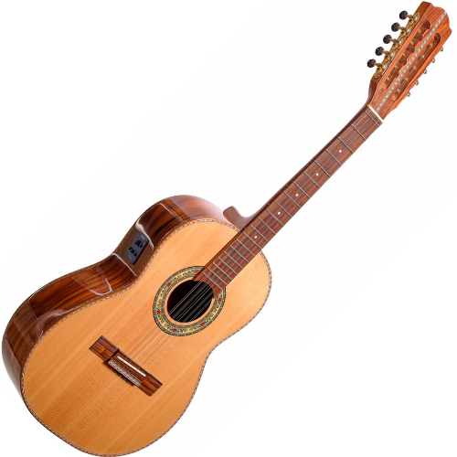 Viola Eletroacústica Rozini Virtuoso Clássica RV230.FP2.N.SS com Tampo Maciço e Fishman Presys II