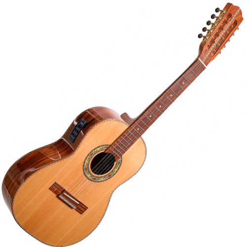 Viola Eletroacústica Rozini Virtuoso Clássica RV230.FPP.N.SS com Tampo Maciço e Fishman Presys+