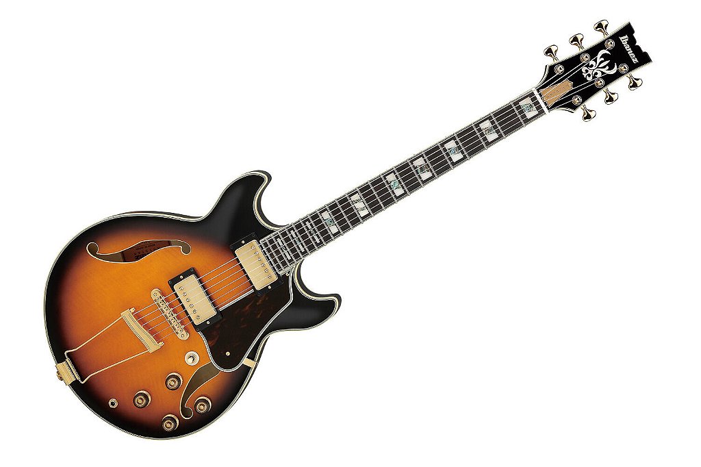 Guitarra Semi-Acústica Ibanez AM2000H-BS Sunburst - Qualidade Superior e Som Incrível