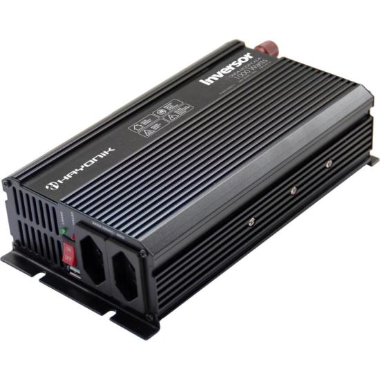 Inversor de Onda Modificada Hayonik MSW PW 1000W 12V/220V com USB - Potência e Versatilidade para Seus Dispositivos
