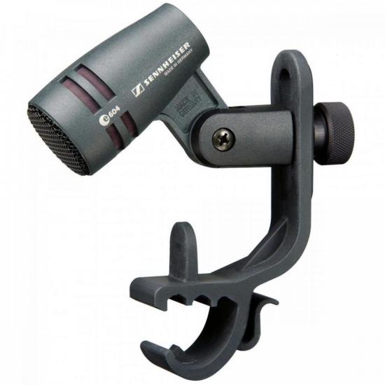 Microfone Dinâmico Sennheiser E604 Cardióide - Qualidade Profissional para Gravações e Performances ao Vivo