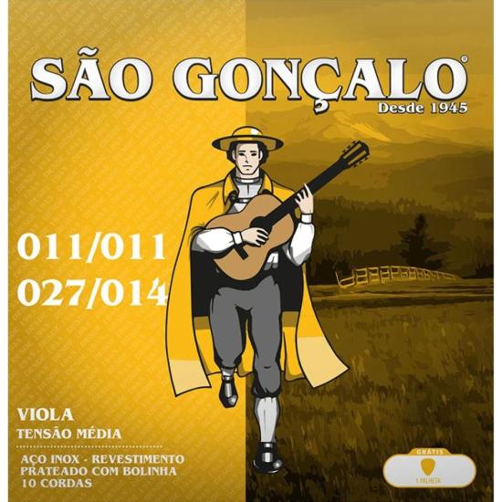 Encordoamento Premium para Viola Caipira 0.11 em Aço São Gonçalo - Som de Qualidade e Durabilidade