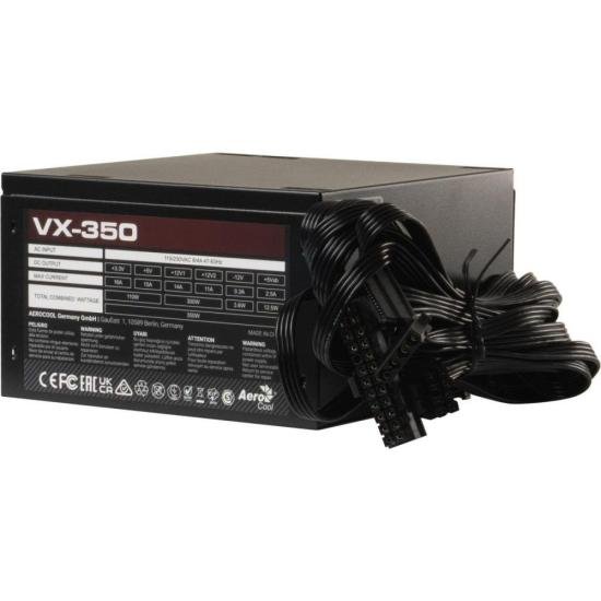 Fonte Gamer ATX Aerocool Stealth VX-350 350W Bivolt - Potência e Estilo para seu PC Gamer
