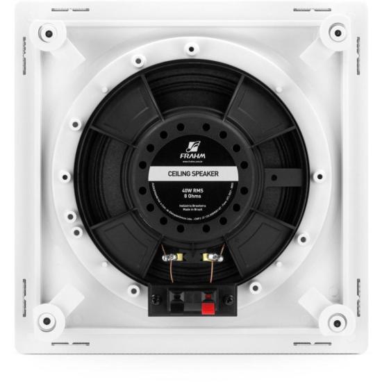 Arandela Quadrada 6" Frahm 40W Branca - Iluminação Moderna e Eficiente