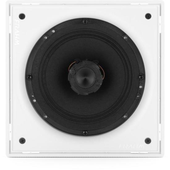 Arandela Quadrada 6" Frahm 40W Branca - Iluminação Moderna e Eficiente
