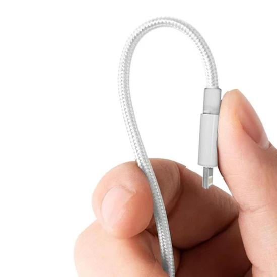 Cabo Tipo C para Lightning TCL10P 1 Metro Branco ELG - Conexão Rápida e Durável