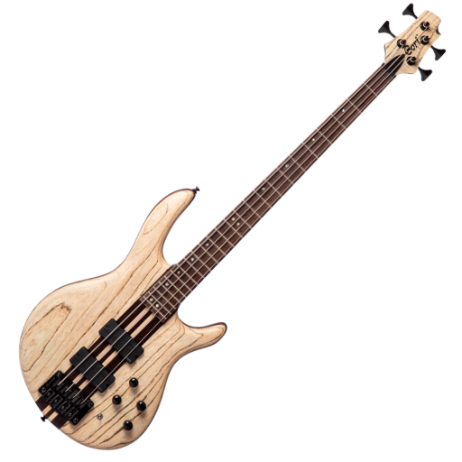 Contrabaixo 4 Cordas Ativo Cort A4 Ultra Ash ENB com Captadores Fishman Fluence e Case