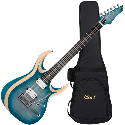 Guitarra Cort X700 PIB Duality II Polar Ice Burst com Captadores