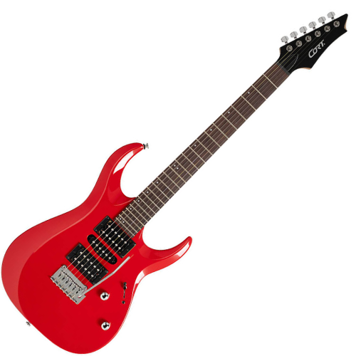Guitarra Cort X200 CRD Candy Red com Captadores HSH Powersound