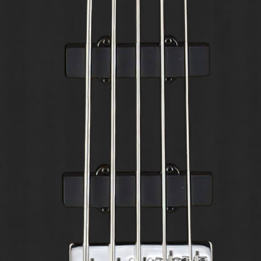 Contrabaixo 5 Cordas Ativo Cort Action Bass V Plus BK com Captadores JJ Powersound e EQ Ativo de 2 Bandas