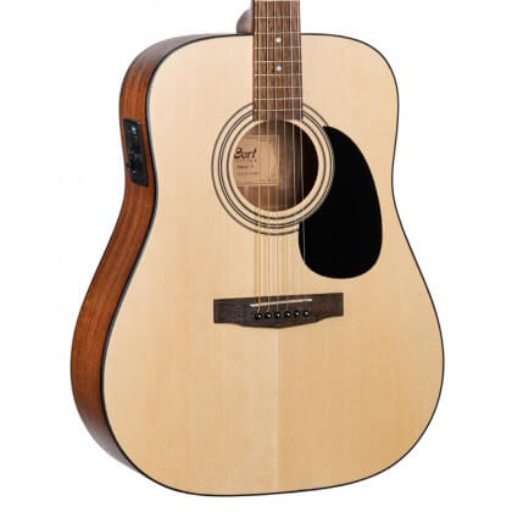 Violão Eletroacústico Cort AD810E OP Folk com Tampo Spruce e Pré CE304T Open Pore Natural