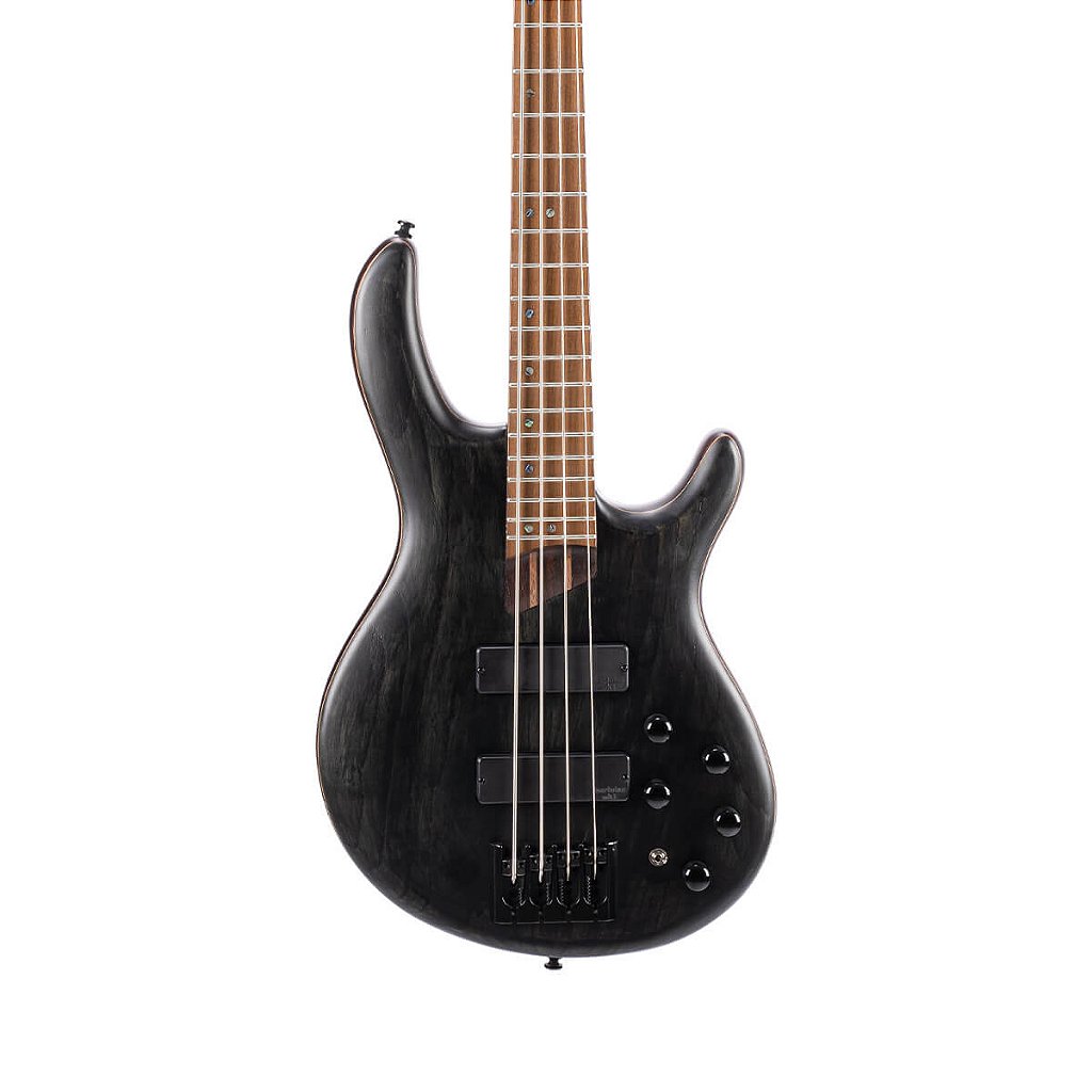Contrabaixo 4 Cordas Ativo Cort B4 Element OPTB com Bartolini MK1 Escala Roasted Maple Ponte MetalCraft M4 e Acabamento Fosco