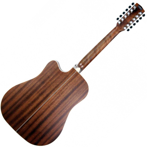 Violão Eletroacústico Cort MR710F-12 NS Natural Satin Dreadnought 12 Cordas com Solid Sitka Spruce e Fishman Presys II