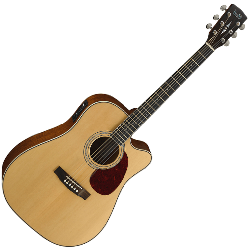 Violão Eletroacústico Cort MR710F NS Natural Satin All Mahogany