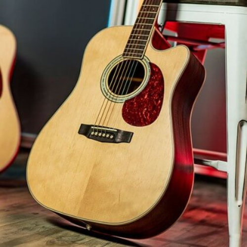 Violão Eletroacústico Cort MR710F NS Natural Satin All Mahogany