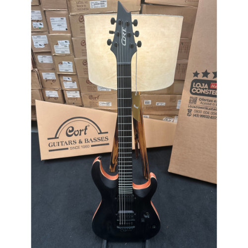 Guitarra Cort KX700 EverTune Open Pore Black Potência e