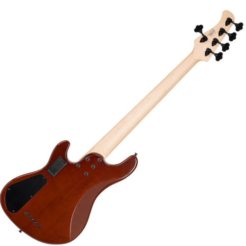 Contrabaixo Cort GB-Fusion 5 ABB Antique Brown Burst com Tampo Spalted Maple com Bag