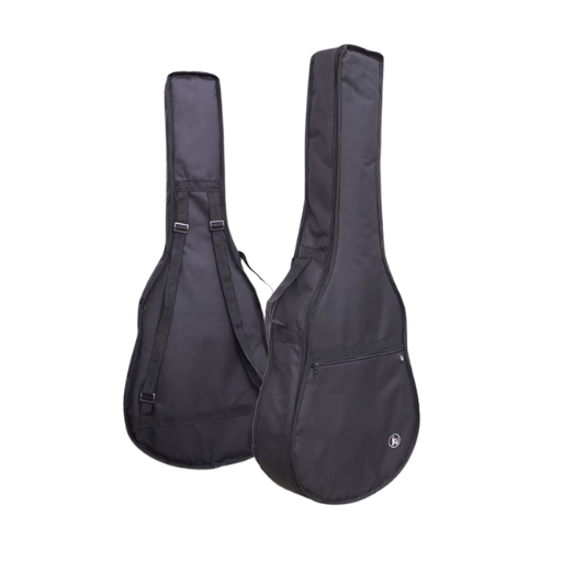 Capa Acolchoada Para Violão Folk Semi Luxo Nylon 600 Preta