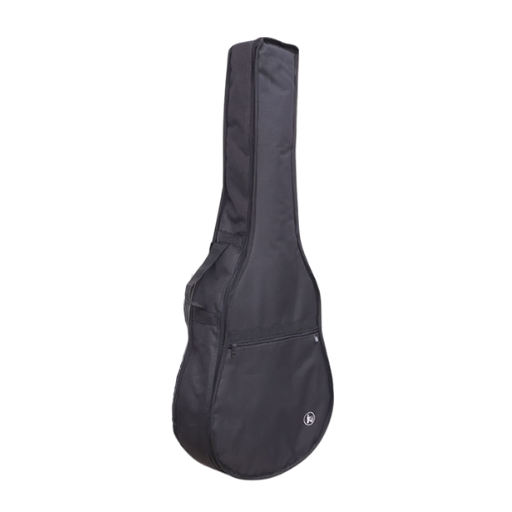Capa Acolchoada Para Violão Folk Semi Luxo Nylon 600 Preta