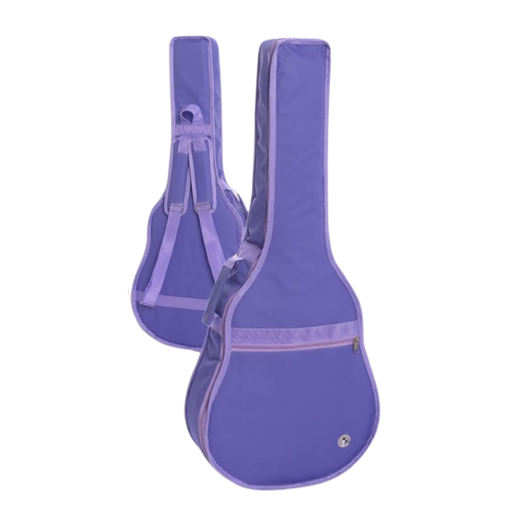 Capa Acolchoada Para Violão Folk Extra Colors Nylon Lilás