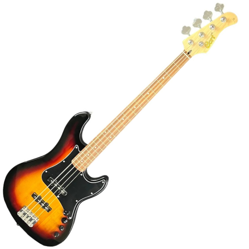 Contrabaixo Cort GB34JJ 3TS 4 Cordas Jazz Bass 3 Tone Sunburst
